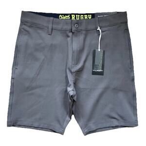Men’s Gray City Shorts Stretch Woven Shorts NWT Size 34